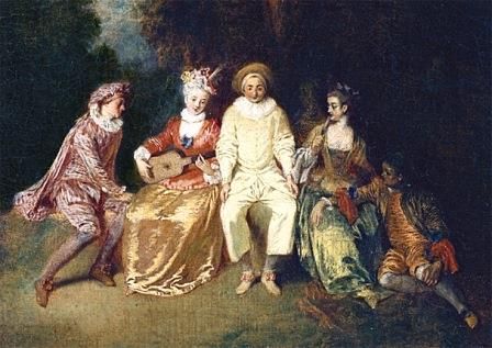 watteau-pierrot-content fr