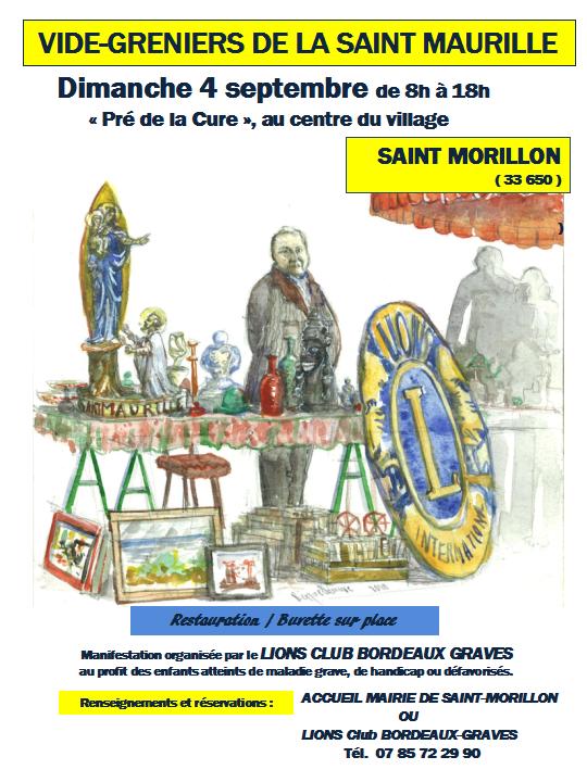 vide grenier St.Morillon2016