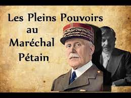 pleins pouvoirs à Pétain