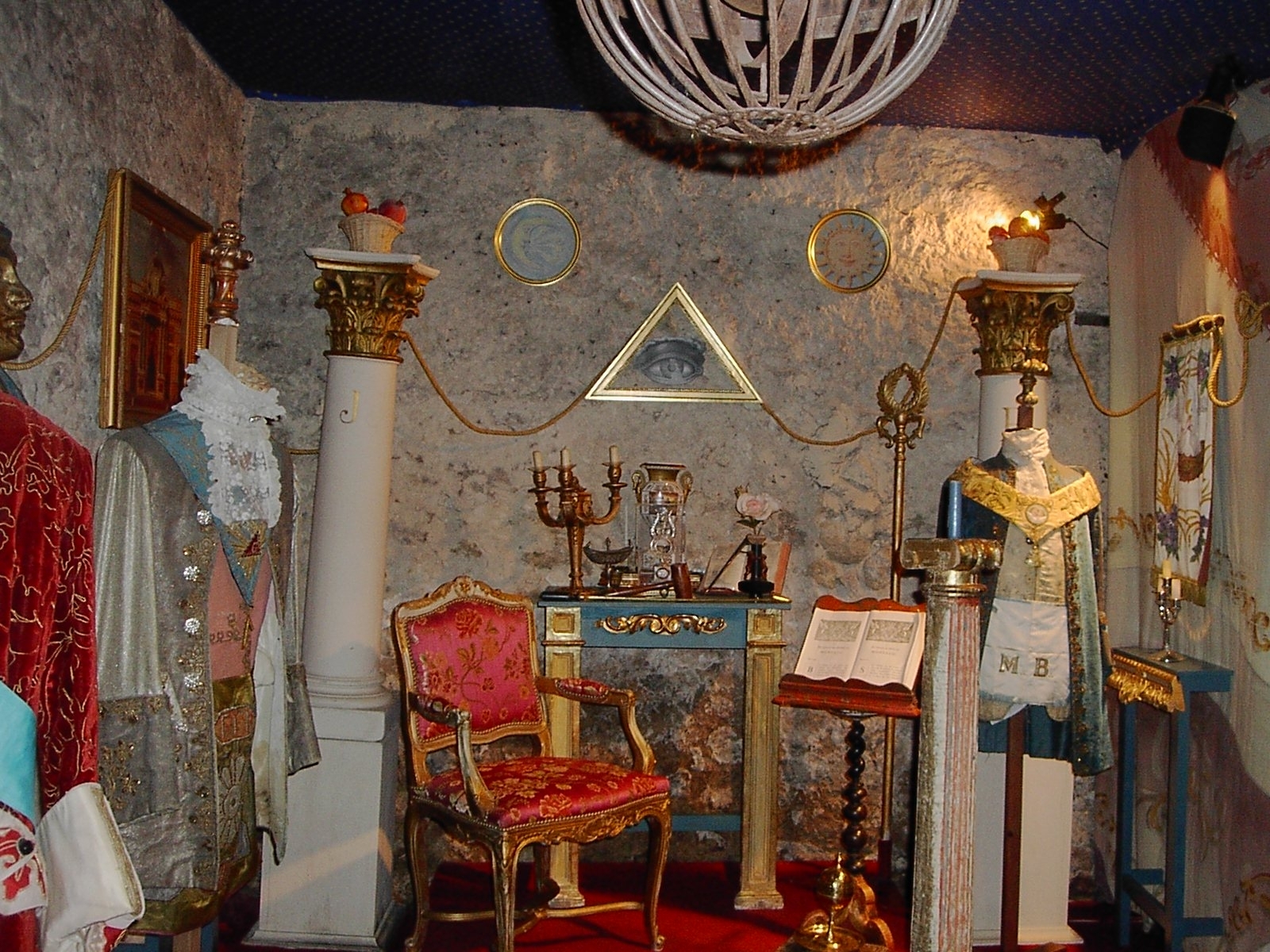 Château de Mongenan Temple maçonnique
